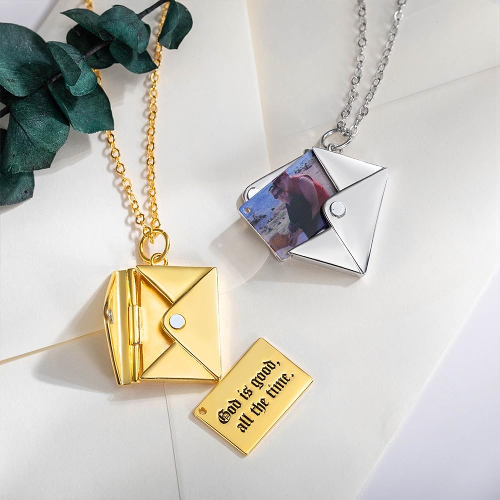 Amazon.com: Personalized Envelope Necklace with Secret Message